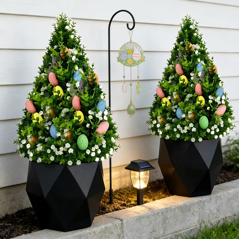 Artificial Eucalyptus Tree with Easter Eggs
